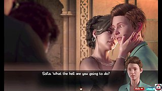 Redhead doctor with big boobs strikes a deal in Treasure of Nadia