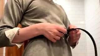 Bambi Snow Sexy Foot With Striptease In The Bathroom