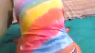 Shaking Her Booty on Webcam
