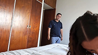 Husband First Cuckold Experience - Surprise Threesome