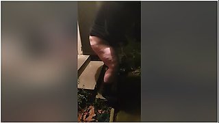 Dirty Bbw Smoking & Pissing Inside & Outside House Compilation