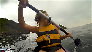 Open Water Kayak Disaster for Non Swimmer - Saved by Lifejacket