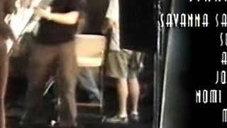 Blonde Chikita shows off her big boobs and bush