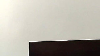 Amateur Woman Has Fun Trying on Clothes and Cutting Them.
