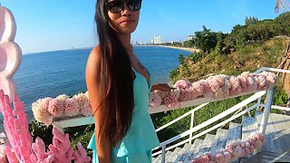 Big ass Thai GF anal after social media