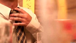 Busty Blonde Secretary Shakes Her Massive Ass in the Office
