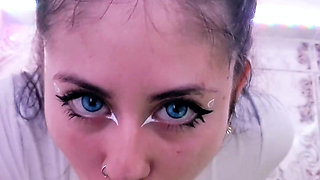 College Girl Dherlydoll Sucks My Cock Very Tasty and Enjoys It Very Much