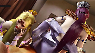 Virtual Goddess of Endless Desire Glow - 3D Animation Hentai