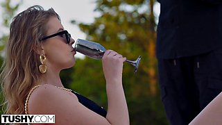 Kristof Cale Gives Blonde Eyla First Anal to Sugar Daddy