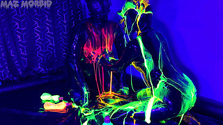 Uv Wet and Messy Gimpy Double Fisting with Patricia X