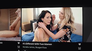 Girlsway - milf Little Puck & Naughty Sarah arabic open their monthly glamour cage & get oil massage