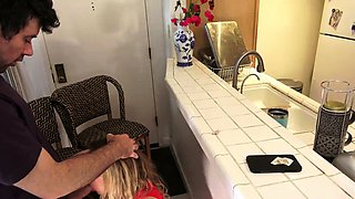 Stepmom gets pics for anniversary of secretary sucking