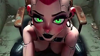 Rebel Cyborg XXX Files - AI-Generated Mini-Series Episode 1: Kira Hides for the Night