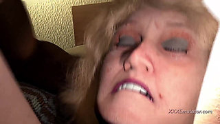 BBW Hairy Granny Fucked Hard by Two Monster BBC (3D Simulator)