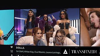 TRANSFIXED - Medical Checkup Turns Into Hot Sex With Sexy Trans Doctor Who Need Cum In Her Mouth