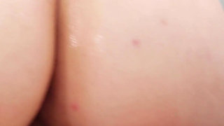 Long Hair Teen Gets Ass Destroyed During Nuru Massage
