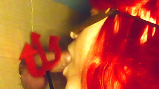 19 MILF Little Devil at Gloryhole - Ornella