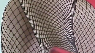 Misss a Catching You with Her Sexy Fishnets 2