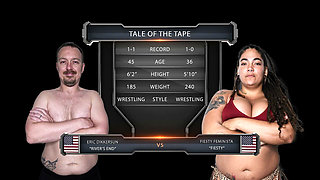 Fiesty Feminista Vs Eric Dikkerson Mixed Wrestling