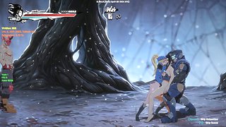 Sex game playthrough, walkthrough, side scroll