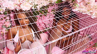 Pink Room Ep.36 Obedient Cuties Poppy & Lana Love to Please and Drink Piss