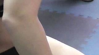 Amazing Looking MILF Wrestling with Her Masked Slave