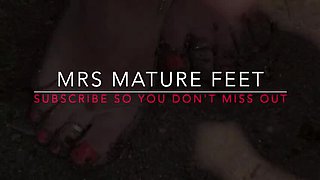 Big Natural Tits Mature British Mom Outdoor Foot Fetish Homemade HD