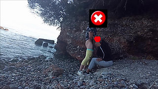 I cum in her mouth twice on the beach