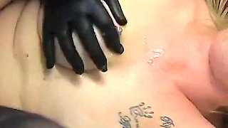 Cum Slut Blonde Wife MILF Filthy Emma Gets Gangbanged in the Glory Hole by Older Swinger Guys