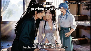 Genderbend Cultivator Ep2 Slow Fuck + Stepsister Gropes Huge Tits with Dirty Talk Ai Generated