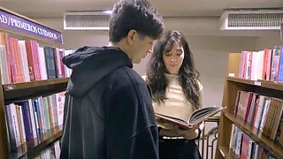 Amateur Teen Librarian Gets Rough Doggystyle Fuck By Big Cock