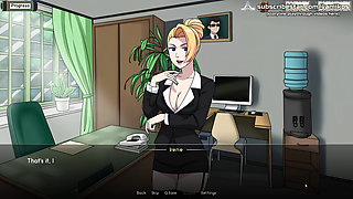 Naruto: Kunoichi Trainer - Big Ass Blonde Secretary Teen Has Risky Office Sex at Work with a Big Dick Co Worker