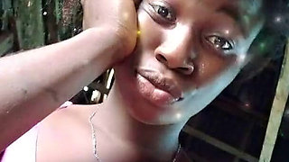 Slut Ebony Loves Her Bottle