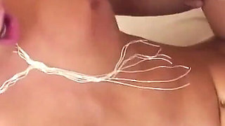 Friend sees his girlfriend masturbating then she is fucked dirty