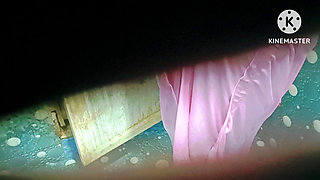 Huge Boobs Girl Bathing and Seducing Her Step Brother When She Came to Know He Is Peeking Her