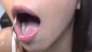 18yo Petite Asian Gets BBC Breeding & Filled