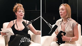 Adult Time featuring Lily LaBeau and August Skye's conversation smut