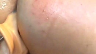 Horny Girl Wearing Glasses Have a Lot of Pleasure!! She Have Such a Huge Ass