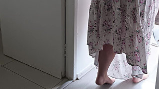 Real Big ass Milf gets undressed for BBC Lover. Interracial naughty play.