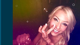 Blonde Odessa Bells Debut Gloryhole Big-Cock Face Fuck