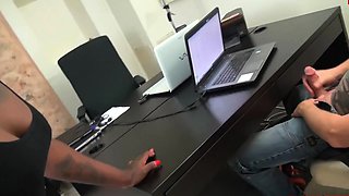 Hot Black Maid Does Some Webcam Black and Ebony