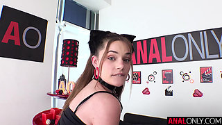 ANAL ONLY Juniper Ren's anal tryout