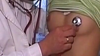 Mature Redhead MILF Spread Wide for Speculum Exam