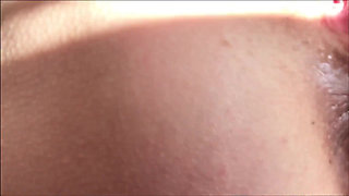 Gentle Kisses on My Pussy Made It Wet. Soft Sex and Female Orgasm Close-up