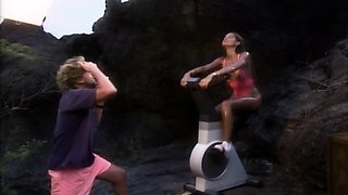 Horny big boobed fat chubby busty blonde