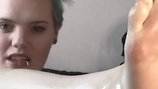 First Footjob From Your Partner, Ezra Faith!