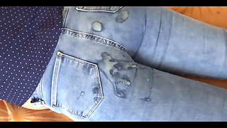 The of Our Maid Enjoys My Wife, They Masturbate and Cum on Her Ass with His Jean on