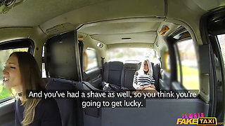 Female Fake Taxi - Busty Blonde Lu Elissa Licks Her First Pussy