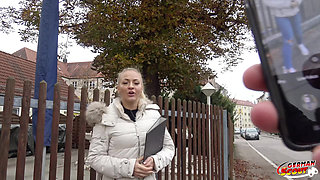 German Scout - Bavarian Law Student Girl Cigolita Pick up for First Casting Fuck