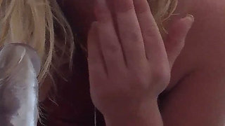 Lonely Girl Wet Pussy om table